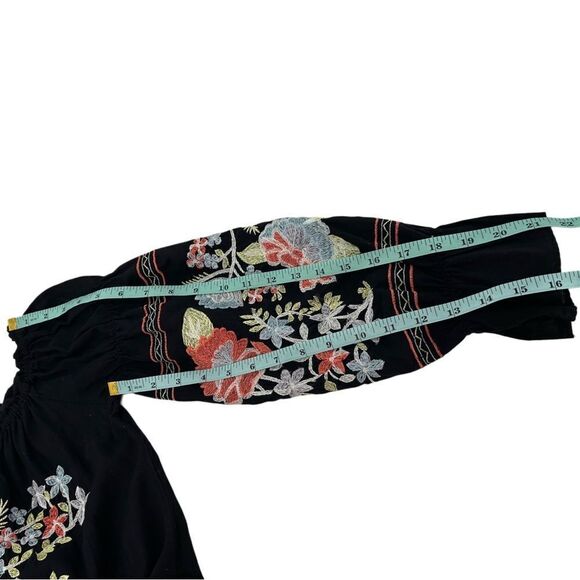 Free People Fleur Du Jour Black Mini Dress Size XS - Picture 9 of 10